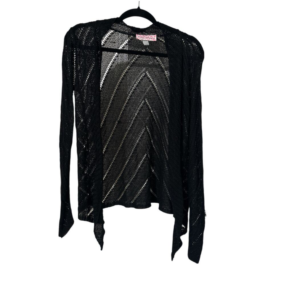 Knit Minded Black Knit Cardigan – Size Large – EUC - Picture 4 of 4